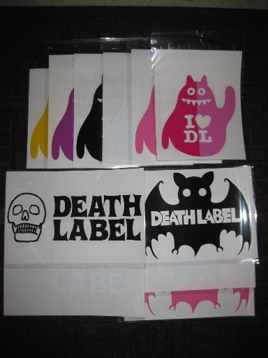 2011 2012 death label　　デスレベル　ステッカー　bunny 長野　松本　取り扱い　ディーラー